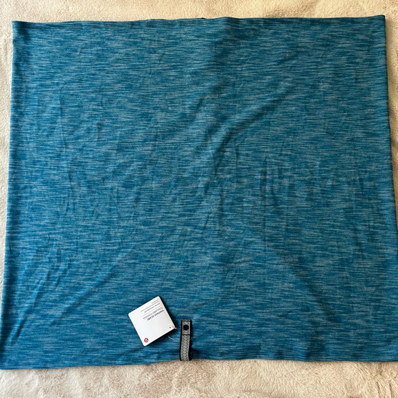 NWT Lululemon Vinyasa Scarf Heathered Tofino Teal Blue Rulu - Picture 10 of 11